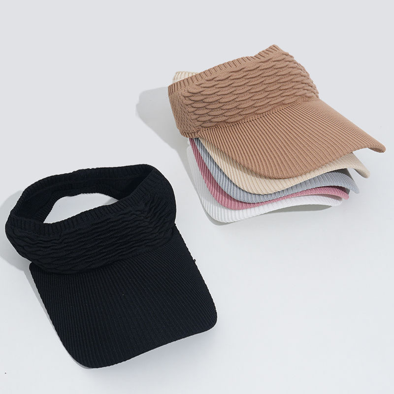 Casquette de soleil pour femme, protection UV, respirante, avec ouverture pour queue de cheval, style écaille de poisson, pour l'été, les voyages, le golf, les loisirs et le shopping