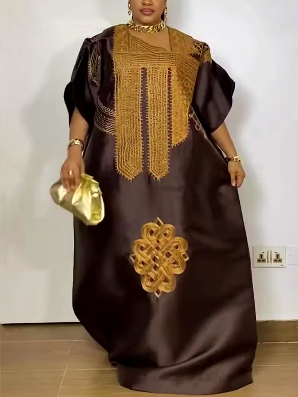 Robes africaines pour femmes, vêtements traditionnels africains Dashiki Ankara, Robe brodée Abayas, Kaftan musulman, Robe Maxi longue