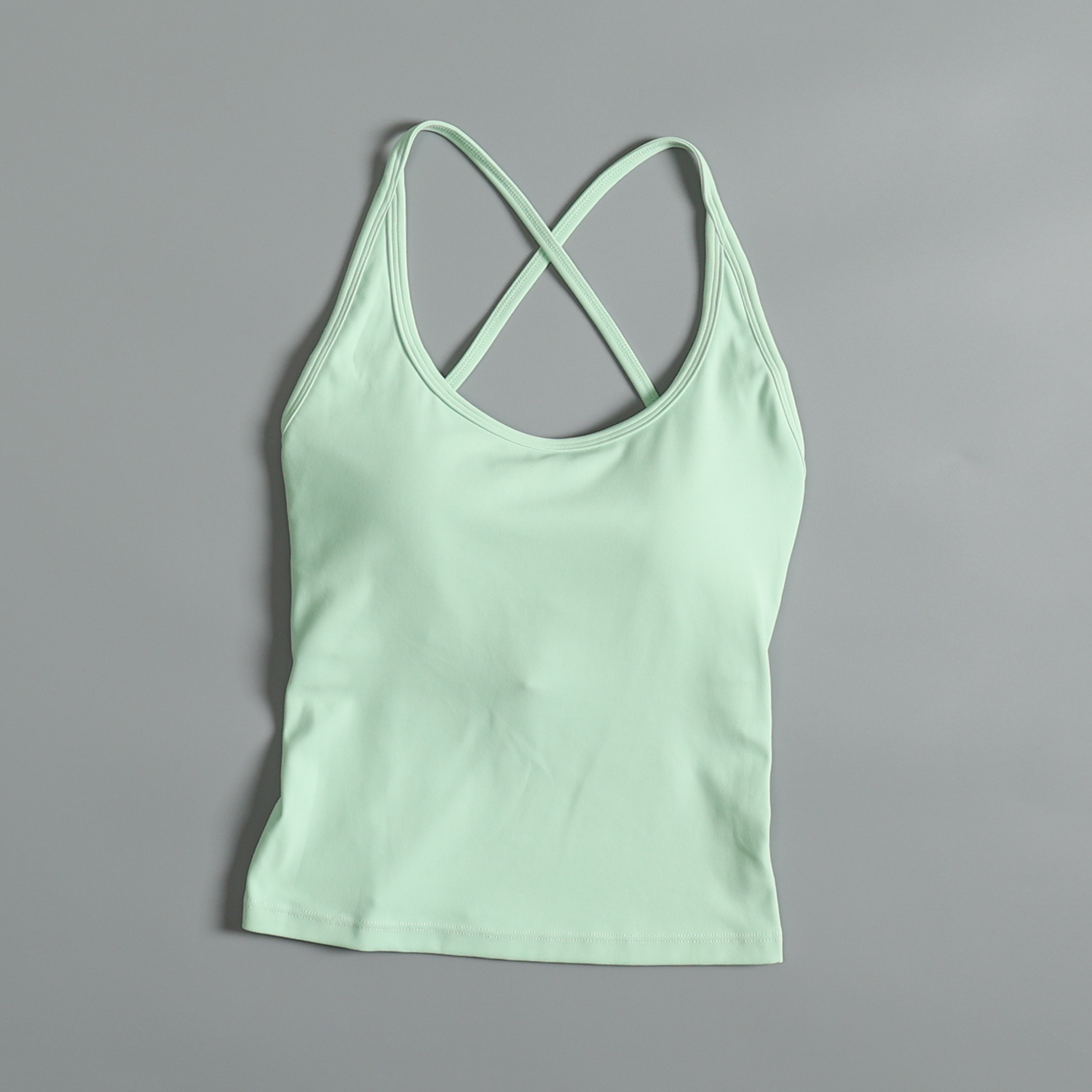 Beau gilet de sport Sexy pour femmes, avec coussinet de poitrine d'été, antichoc, lingerie de fitness, à bretelles, haut de yoga Pilates