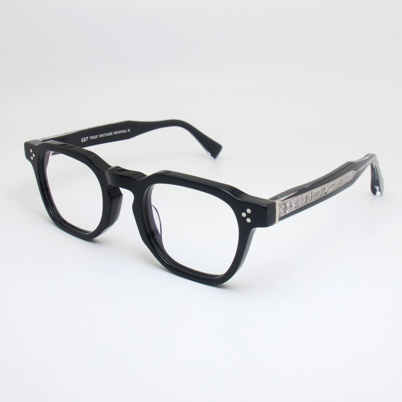 Monture de lunettes carrée rétro faite à la main pour hommes et femmes, monture épaisse tendance, acétate de haute qualité, lunettes Vintage japonaises