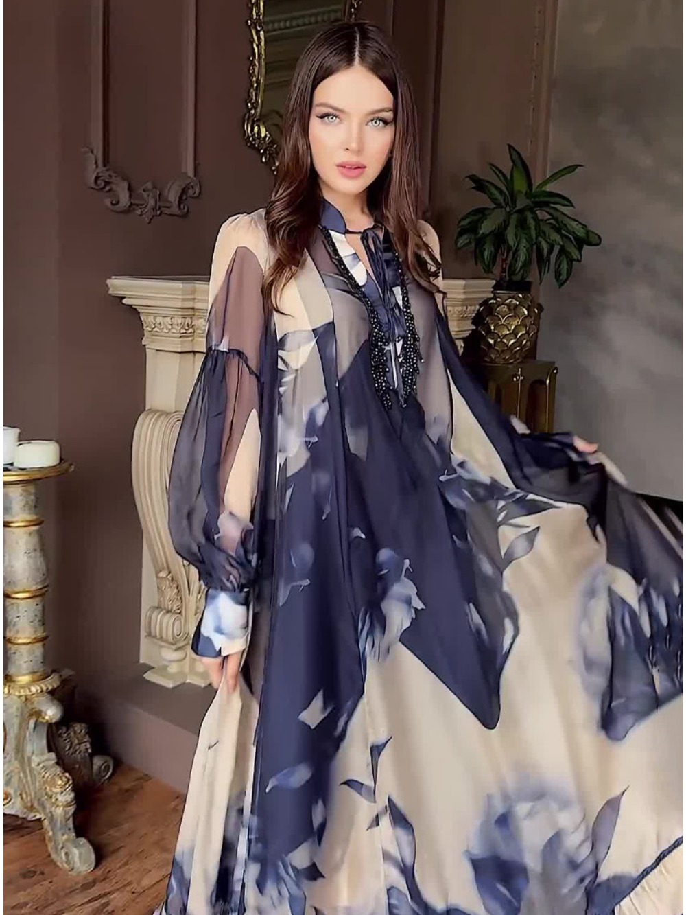 Eid imprimer femmes Robe musulmane Abaya fête Jalabiya Ramadan à lacets robes longues robes Largos arabe longue Robe maroc caftan