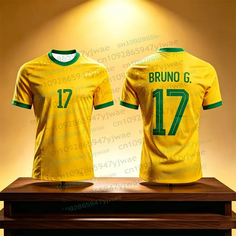 Maillot de football imprimé en 3D Neymar & VINI JR pour hommes et femmes, mode été, sport, séchage rapide, respirant, manches courtes, t-shirts de football