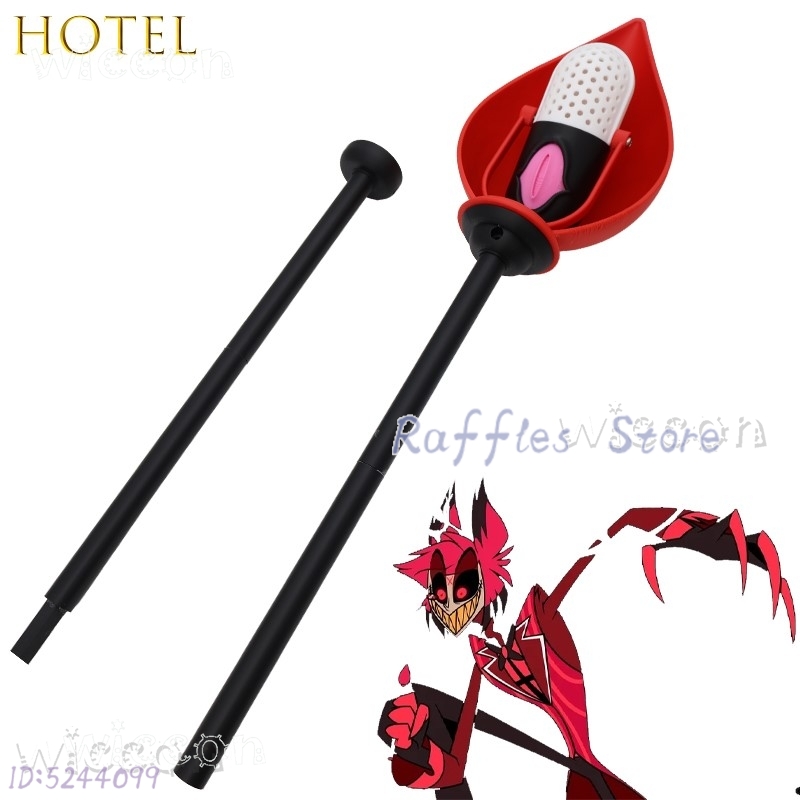 Costumes de carnaval pour adultes, canne Alastor, accessoire de Cosplay, tenue Anime, Design Sexy de haute qualité