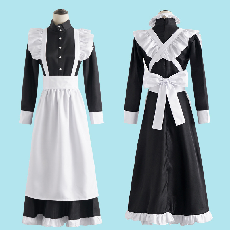 Tenue de demoiselle d'honneur Lolita pour hommes et femmes, ensemble de vêtements vintage, style japonais, uniformes Kawaii mignons, costume d'Halloween Cosplay