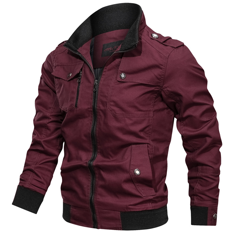 Printemps automne veste hommes coton coupe-vent Bomber manteau militaire hommes tactiques vestes homme Cargo veste décontractée hommes vêtements 2025