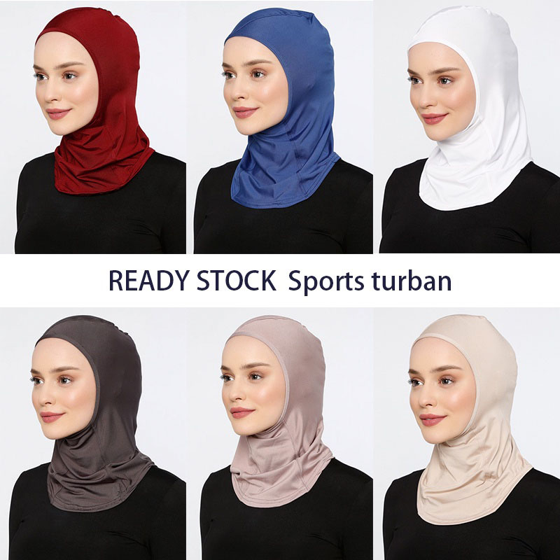Hijab femme musulman ramadan abaya femme islam foulard musulmane pour femme bonnet soie de medine Abaya – Hijab en soie pour femmes, SPORT Modal islamique, pour femmes, maillot, Turbans, écharpe de tête en Satin