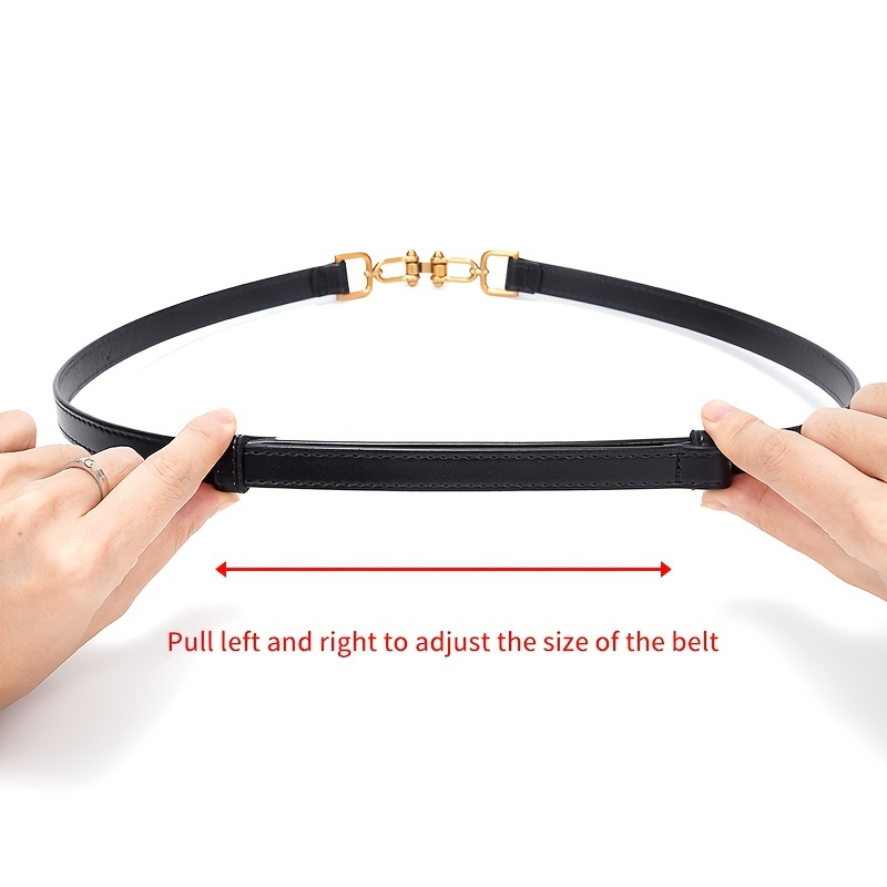 Ceinture fine en cuir véritable pour femme, ceinture décorative à la mode, ceinture réglable pour manteau imbibé, robe