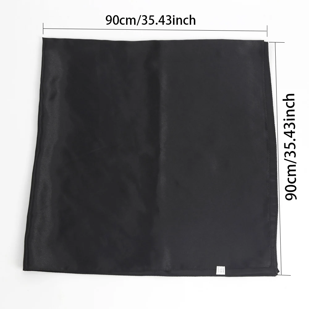 Écharpe carrée en satin pour femme, 90cm, foulard pour le cou et les cheveux, sac chaîne, foulard doux pour la présidence, hijabs pour la tête, nouvelle mode 2024