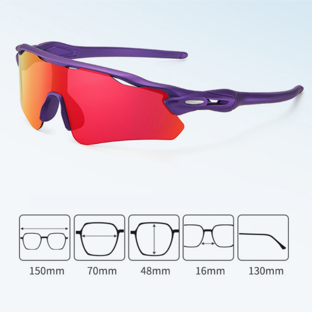Lunettes de soleil de cyclisme pour hommes, blocage UV, coupe-vent, pour Marathon, escalade, sport, pour activités de plein air