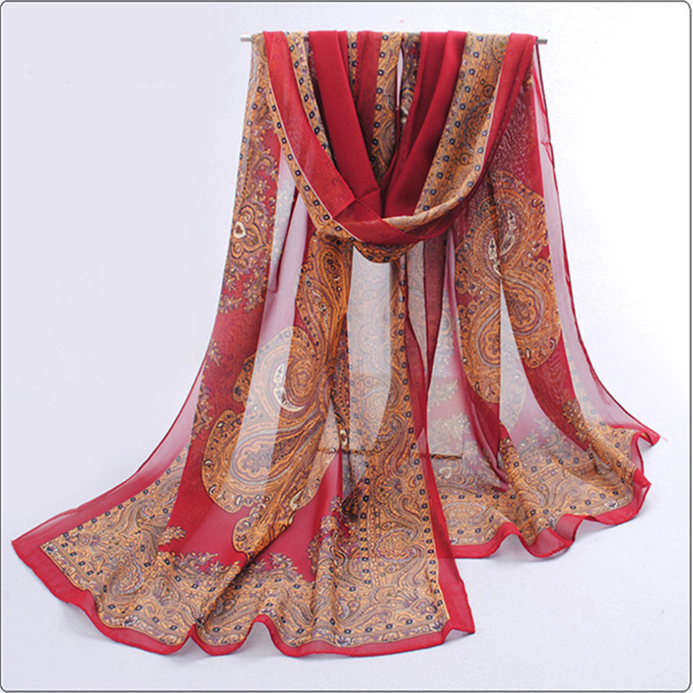 Foulard Hijab Musulman en Mousseline de Soie pour Femme, Châle, Enveloppant, à la Mode, pour l'Été et le Printemps