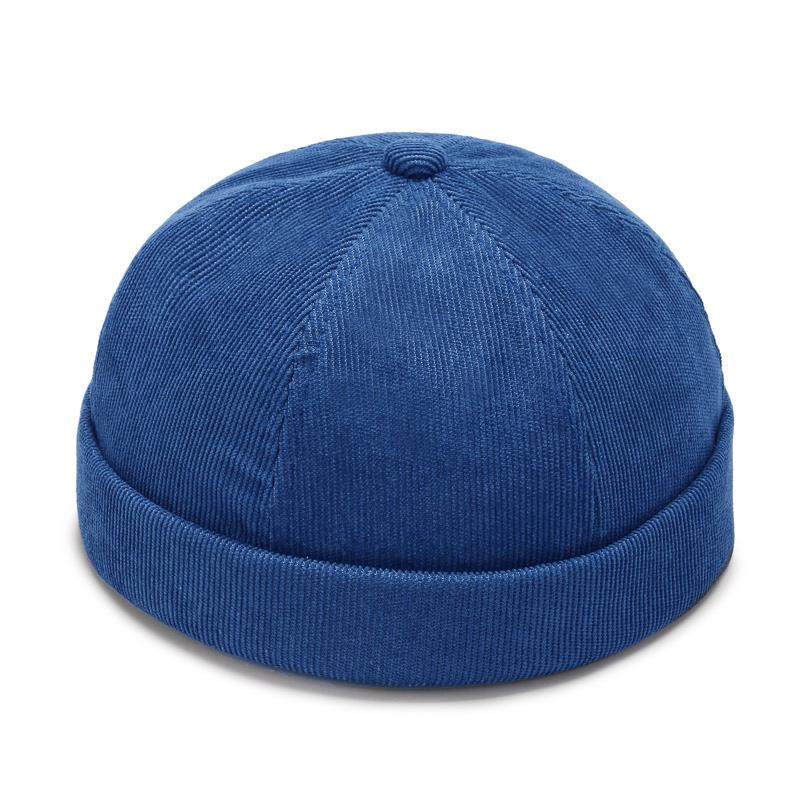 Mode hommes Docker casquette Skullcap rétro marin casquette Beanie chapeaux hommes femmes seau casquette sans bride chapeau Skullcap Bonnet Hip Hop chapeau