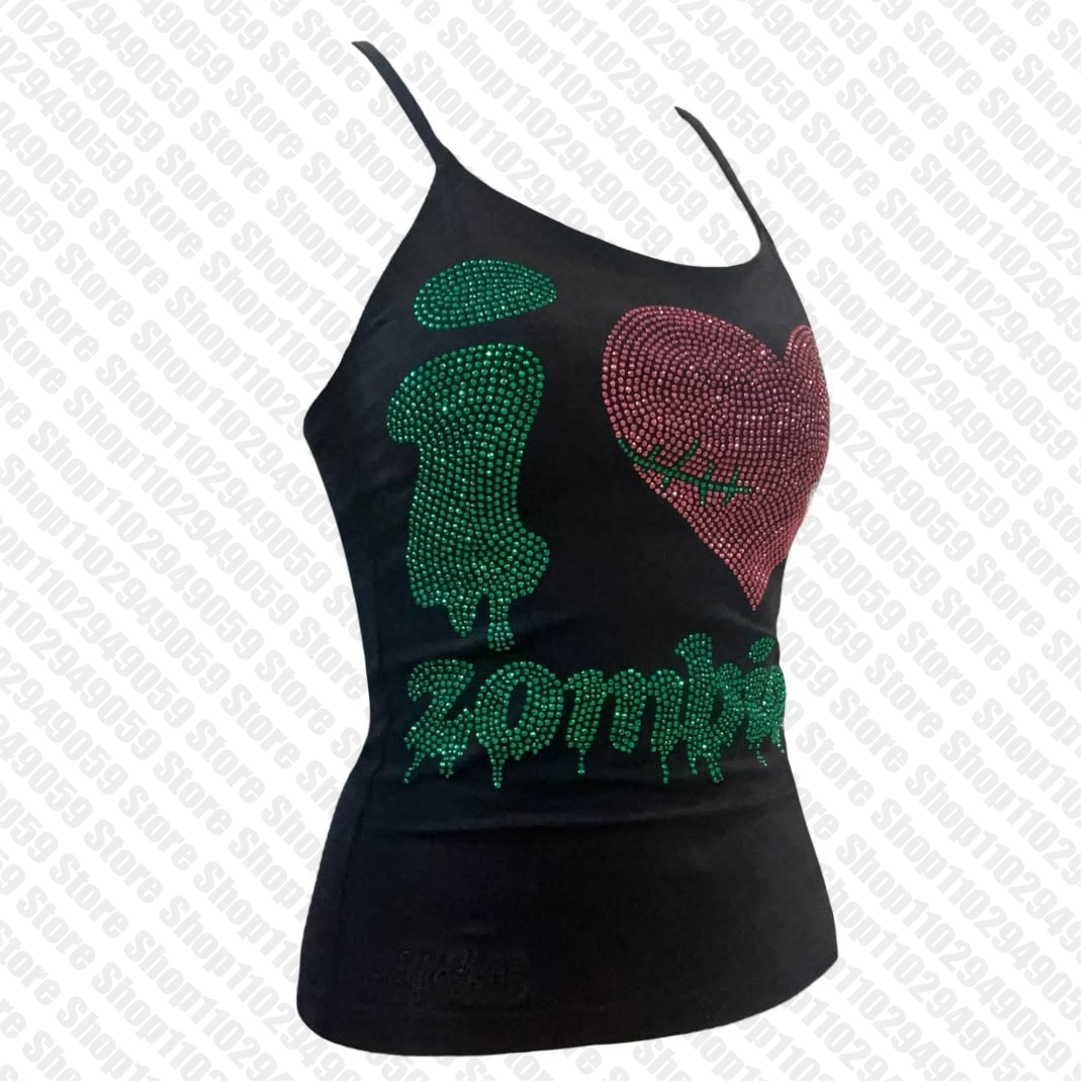 Vêtements gothiques pour femmes, hauts féminins, corset pour femmes, style Y2k Harajuku Shoujo, hauts mignons avec bretelles, été, Emo