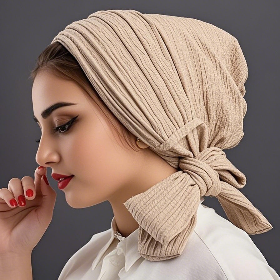Chapeau Turban de luxe avec nœud de printemps pour femmes, bonnet de chimio, foulard musulman, enveloppes élégantes pour femmes, couvre-cheveux, Bandana