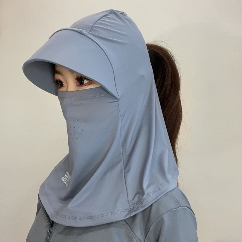 1 pièce Écharpe de cou pour femme, protection UV, pour l'été, couvre-chapeau, couvre-tête, protection solaire, pour activités de plein air, cyclisme, alpinisme