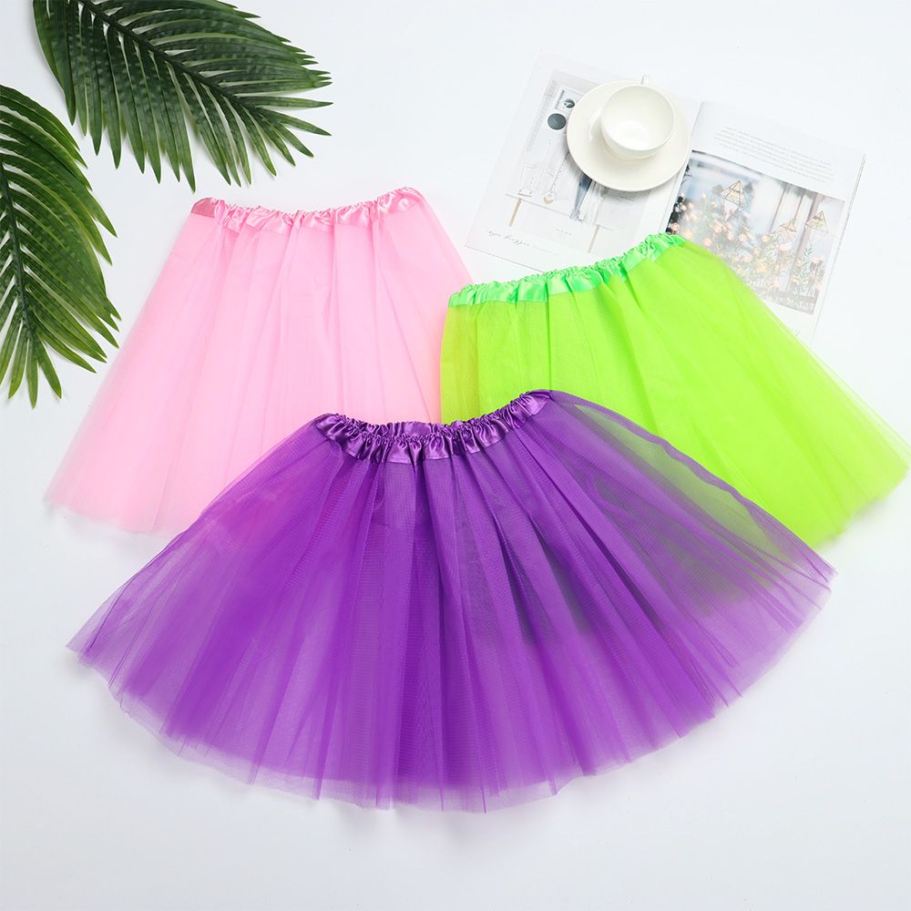 Jupes de danse élastiques plissées pour adultes, jupons Lolita, jupes de ballet, tutus