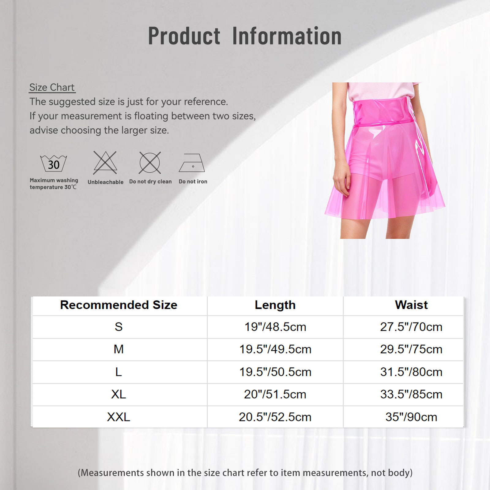 Jupe mini transparente en PVC pour femme, taille haute, plissée, coupe trapèze, idéale pour la plage, les soirées et les festivals