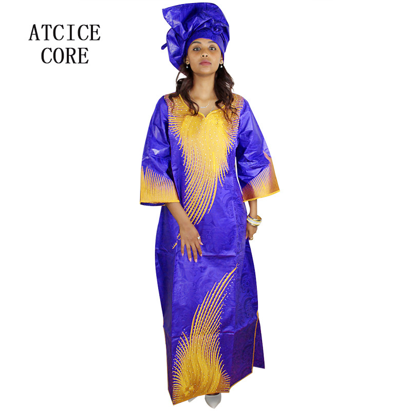 Tenue africaine pour femmes Abaya broderie grande taille robe d'église de fête élégante