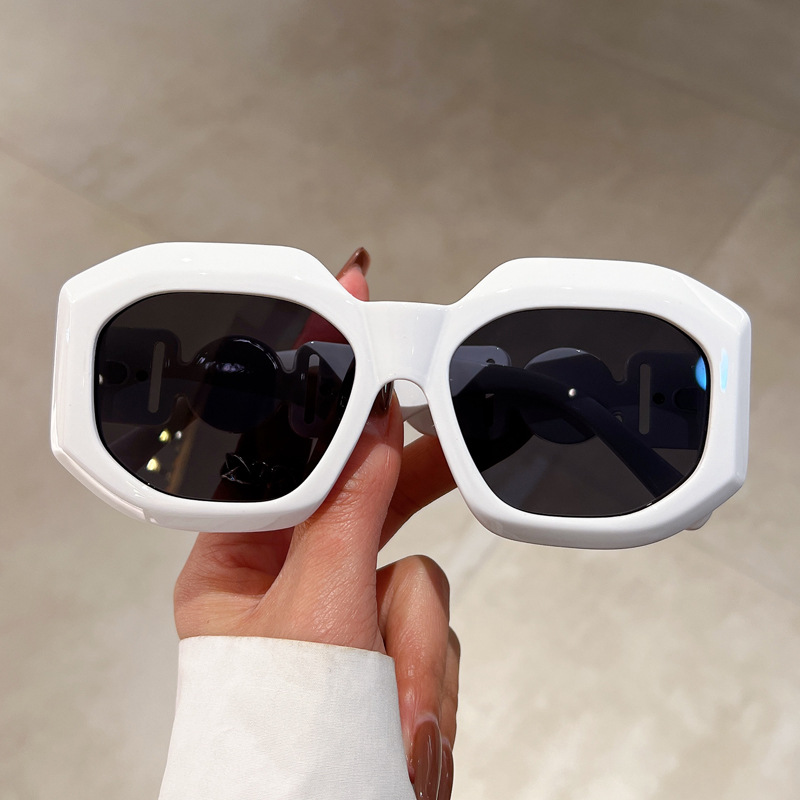 Lunettes de soleil vintage surdimensionnées pour hommes et femmes, lunettes de soleil carrées, nuances dégradées, design de marque de luxe, lunettes de mode, UV400