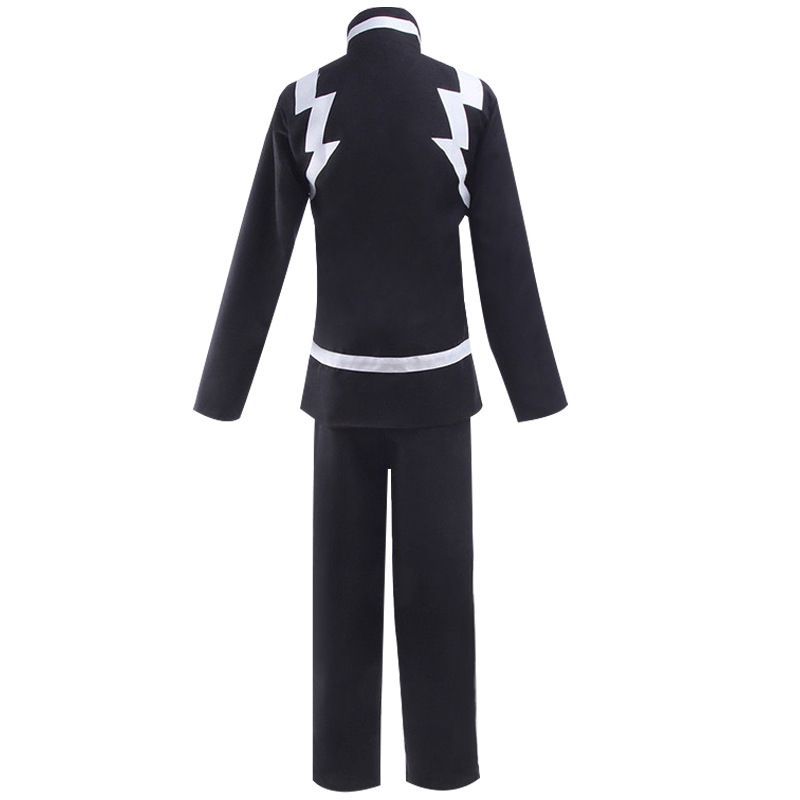Costume de Cosplay Anime My Hero Academia, uniforme noir et blanc Kaminari Denki, tenue de fête d'halloween, de carnaval et de noël