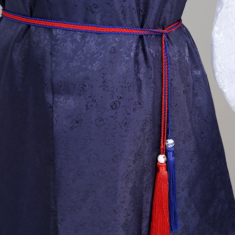 Jupe Longji pour homme, robe Hanbok coréenne traditionnelle originale, costume ethnique pour homme, vêtements de cour coréens pour spectacle sur scène