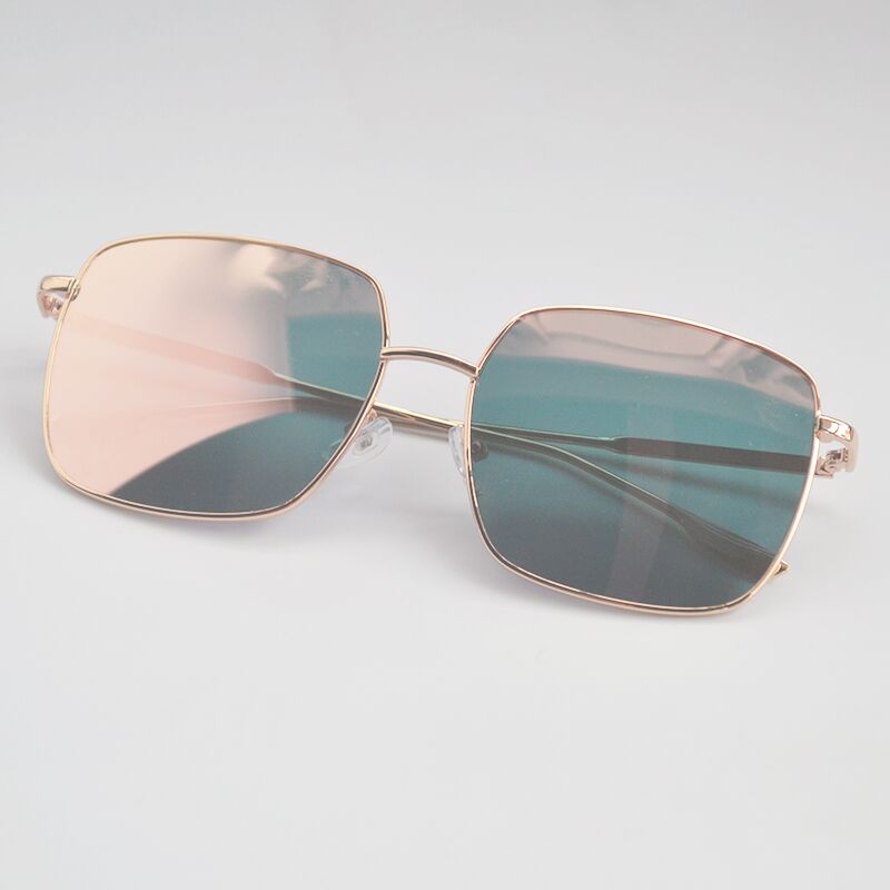 Nouvelles lunettes de soleil pour femmes 2024, lunettes de soleil vintage surdimensionnées pour hommes, lunettes de soleil unisexes tendance pour femmes, monture en métal, Gafas De Sol UV400