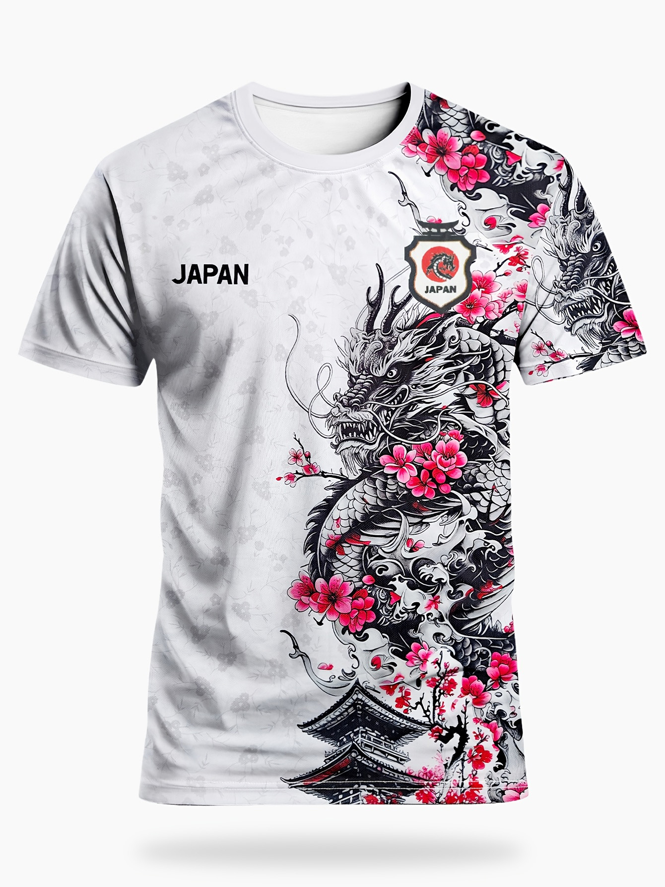 Maillot de football de style japonais avec logo, respirant et à séchage rapide, pour les jeunes sportifs et les amateurs de culture japonaise, cadeau sportif idéal