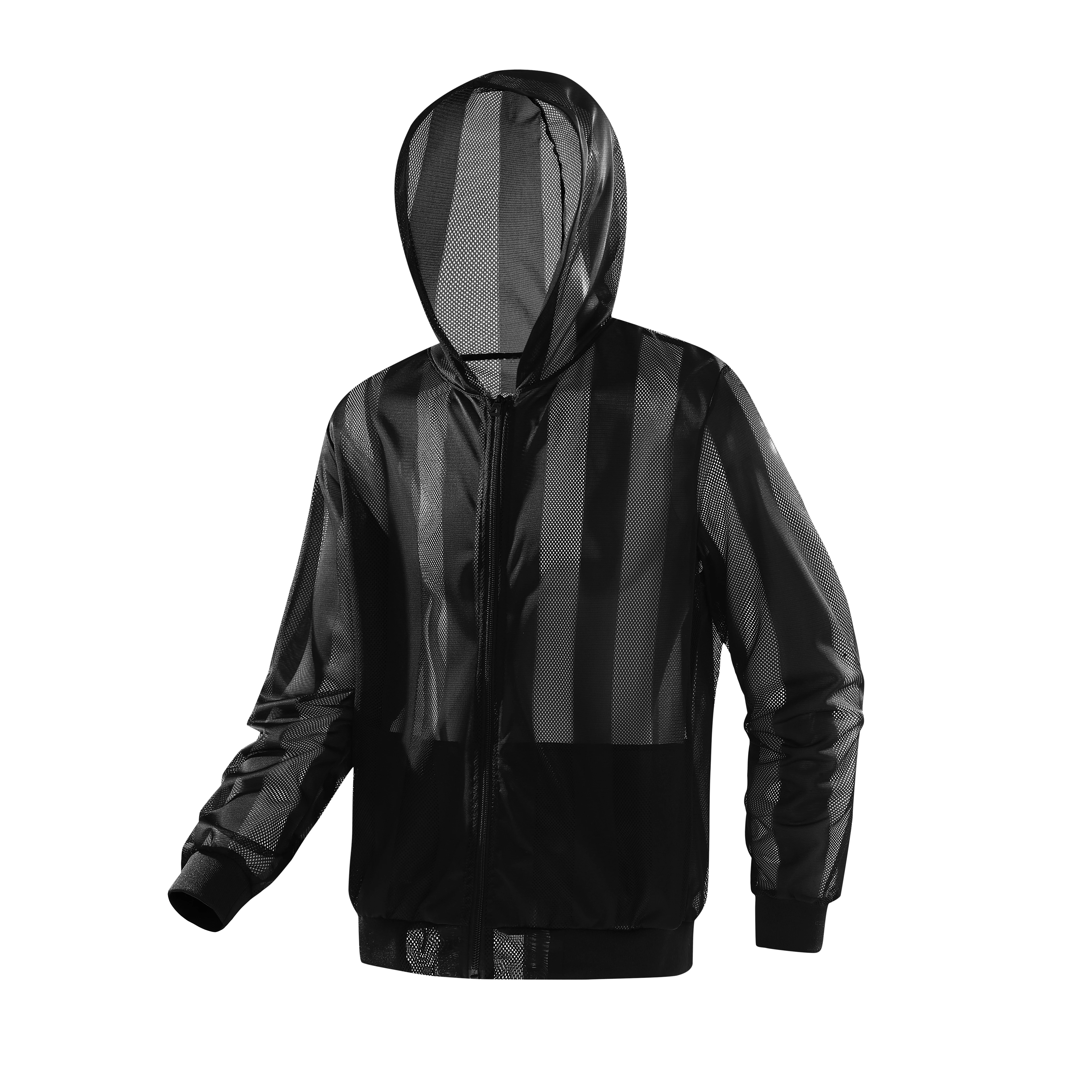 Vêtements de Protection solaire d'été pour hommes, léger et respirant, veste à capuche en soie glacée à séchage rapide, manteau d'extérieur Anti-ultraviolet