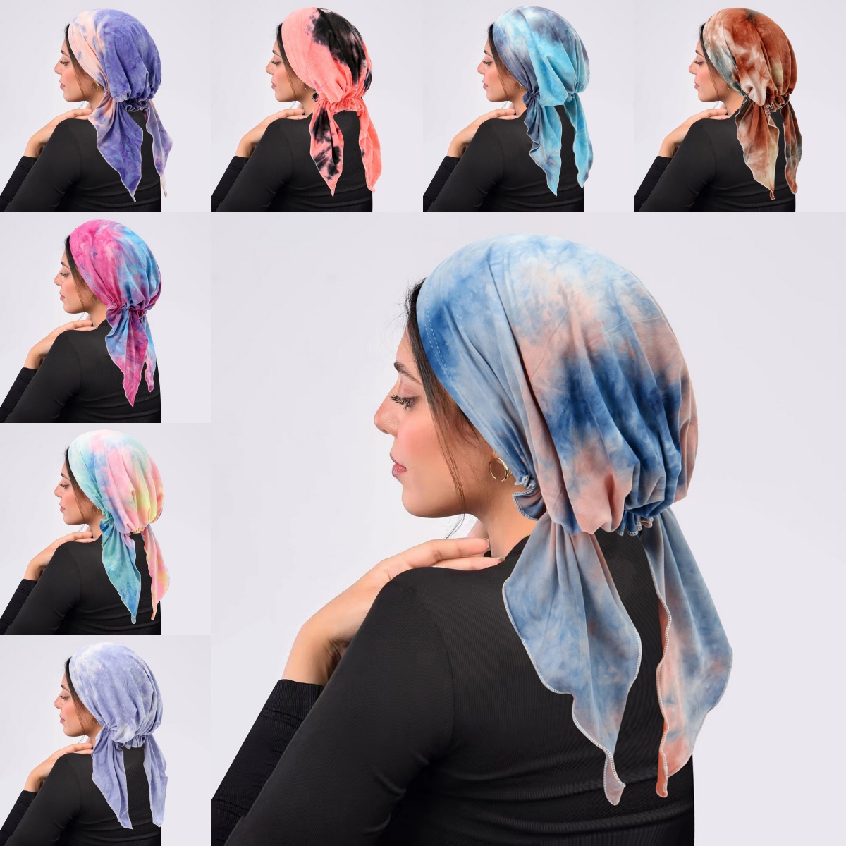 Nouveau imprimé femmes musulmanes Hijab doux Turban chapeau écharpe chimio bonnets Bonnet casquettes Bandana foulard tête enveloppement Cancer cheveux accessoires