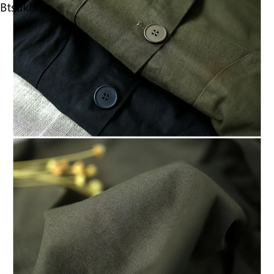 Manteau à capuche style coréen tendance 2026 pour femme, coupe ample décontractée avec grandes poches, trench-coat rétro mi-long pour femme, coupe oversize