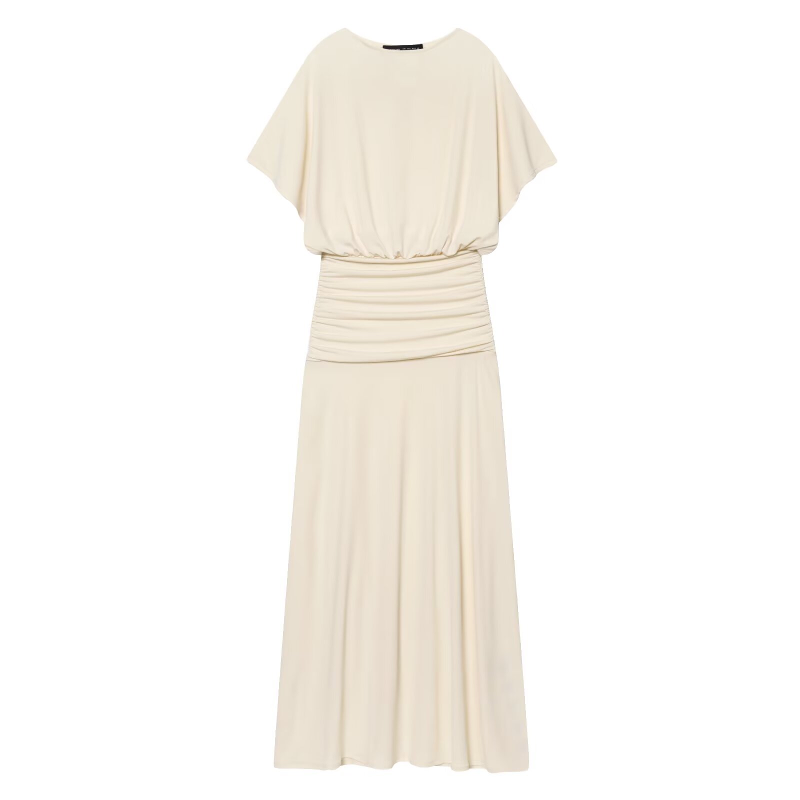 Robe longue drapée élégante pour femme, nouvelle collection été 2026, haut de gamme, pour soirée, dîner, mode décontractée chic et discrète
