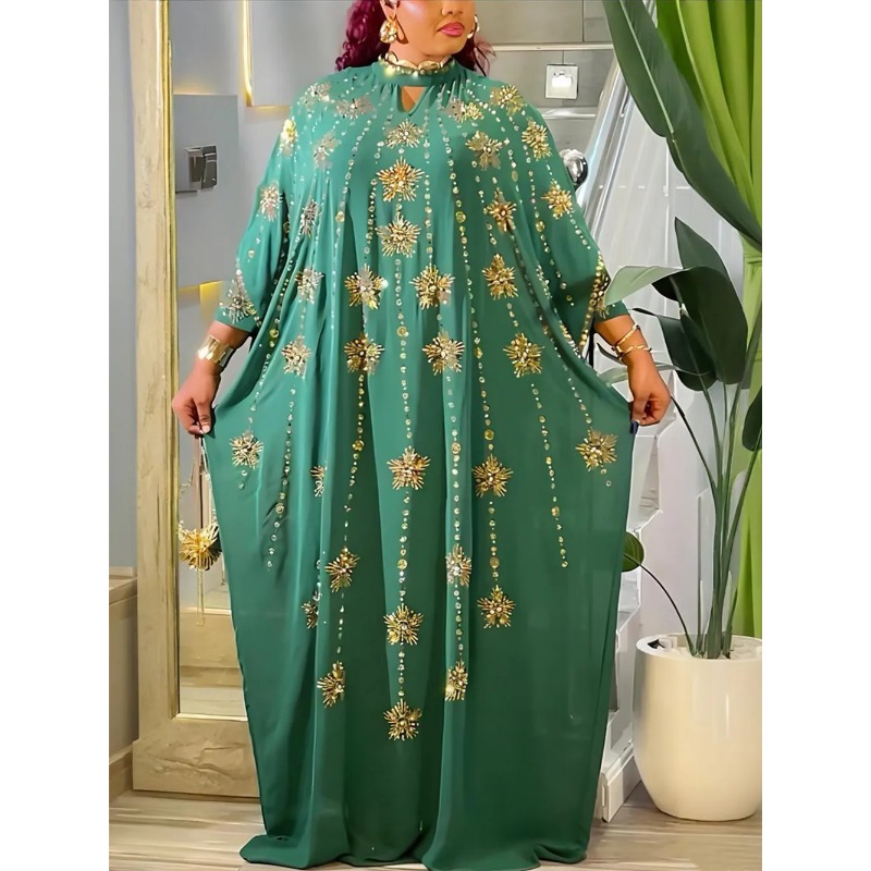 Abayas pour femmes, mode musulmane africaine de Dubaï, robe caftan marocain, robes de soirée, robe boubou en mousseline, djellaba femme