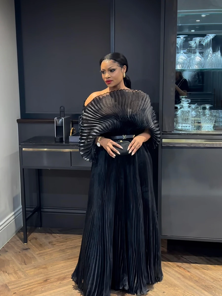 ANLAN – robes de styliste pour femmes, pour Occasions spéciales, nouvelle robe formelle de luxe plissée en Organza de couleur unie, été 20224, 32C2420