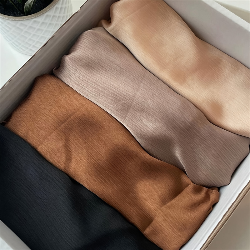 Mode Medine soie froncée SATIN soie HIJABS femmes longue couleur solide plaine HIJABS bandeau Maxi lslamic Sjaal 180*70CM 2022
