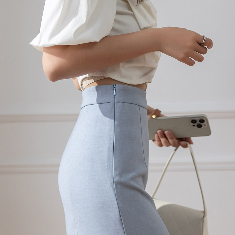 Jupe trompette de travail de bureau pour femmes, élégante, mode, Style coréen, décontractée, Slim, mi-longue, style sirène