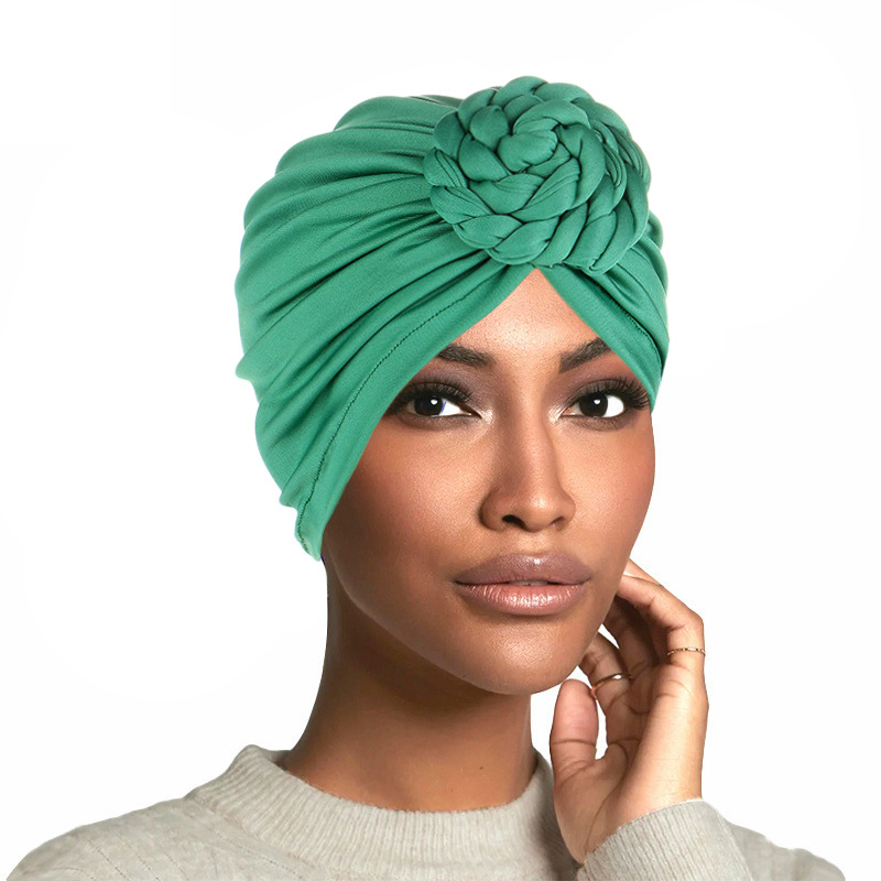 Casquettes Hijab pour femmes musulmanes, bonnet Turban indien, tête ronde, élastique, doux, mode dames, document solide, Ramadan