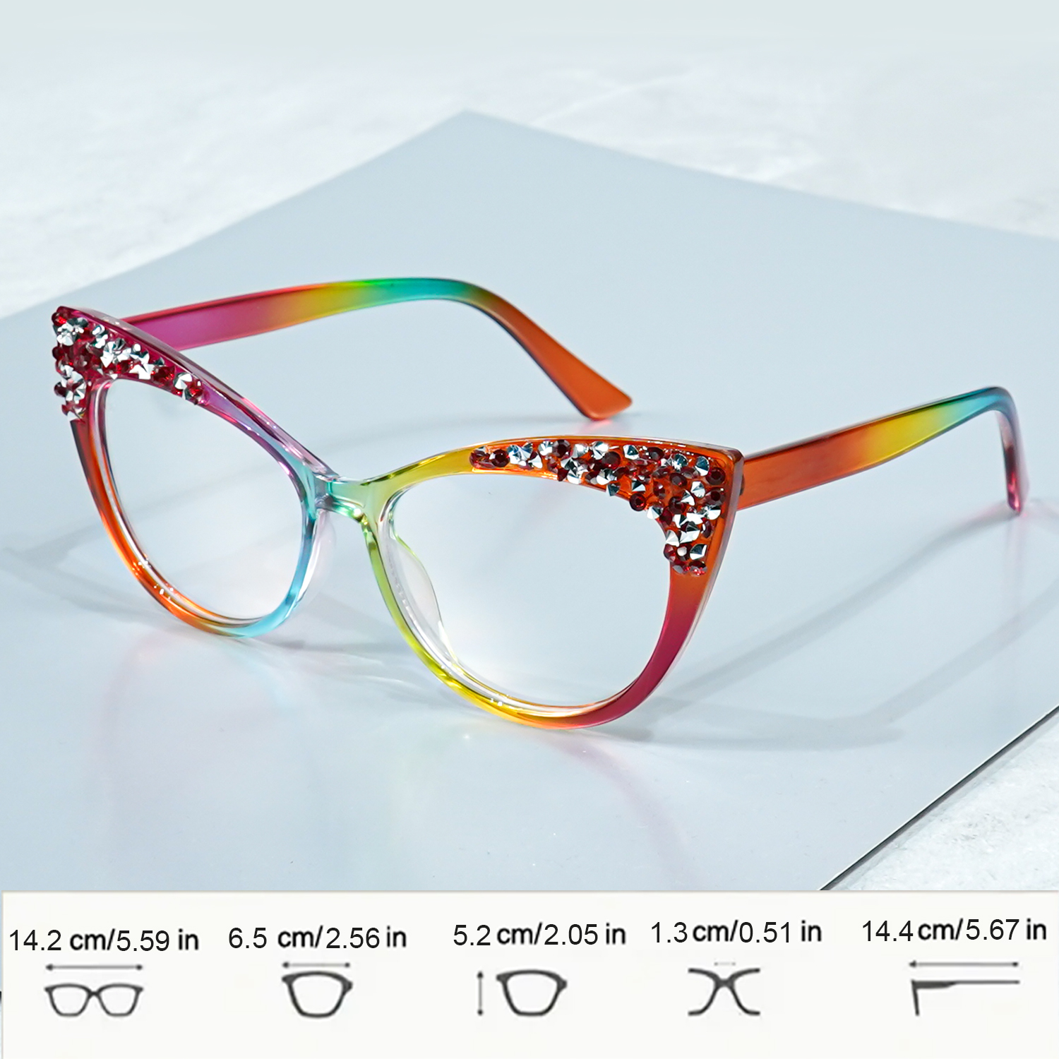 Lunettes œil de chat rétro chics pour femmes et hommes, monture complète, lunettes de mode, décoratives, usage quotidien