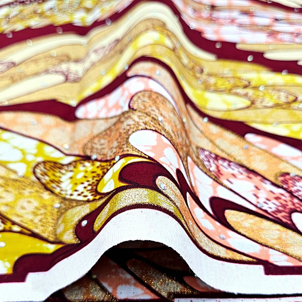 Tissu africain de luxe en wax hollandaise avec diamants, pagne africain brillant avec pierres, pour les fêtes, festivals, mariages