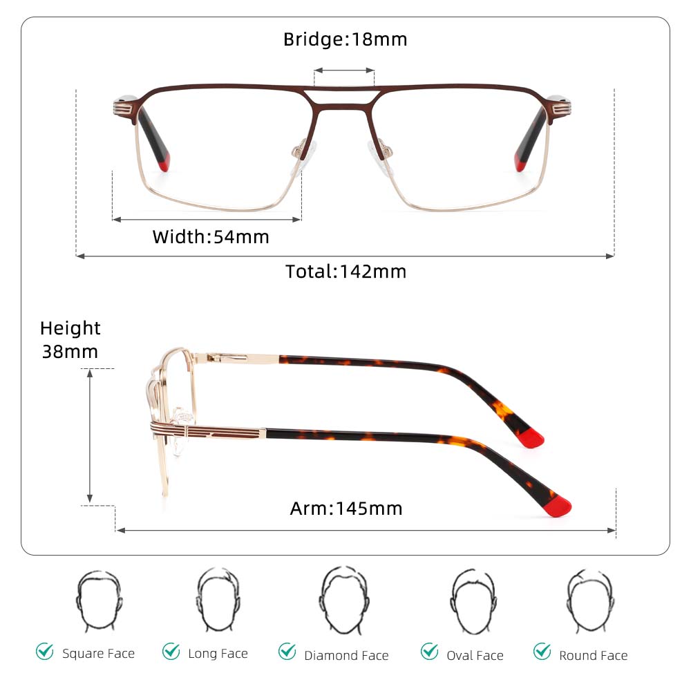 Lunettes de lecture photochromiques pour hommes Lentilles optiques de prescription Trend Lunettes de lecture pour hommes Lunettes de soleil photochromiques pour hommes
