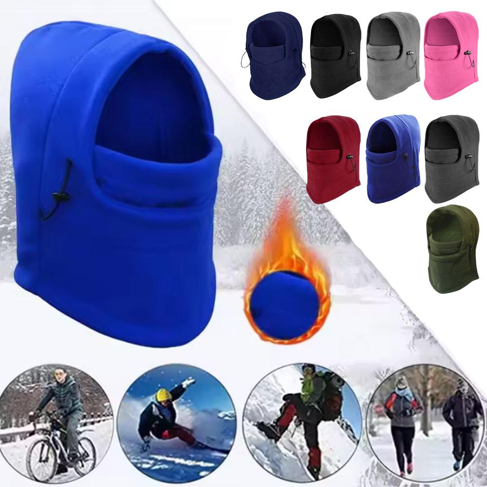 Nouvelle Casquette Chaude Tendance Hiver Homme Femme – Bonnets Imperméables en Polaire Thermique, Cagoule, Cache-cou à Capuche, Écharpes de Randonnée
