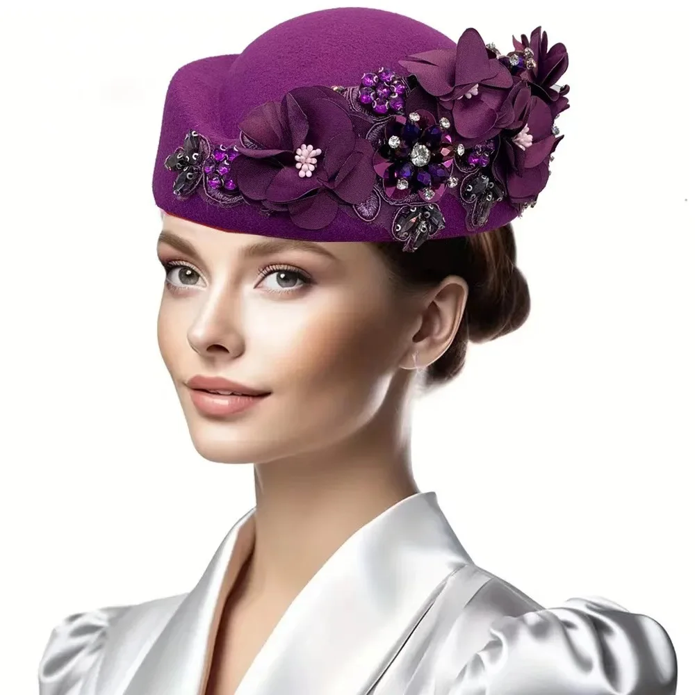Couvre-chef africain mode été automne Turban africain chapeau pour femmes église avec fleur casquettes souples pour fête décontracté tête enveloppement