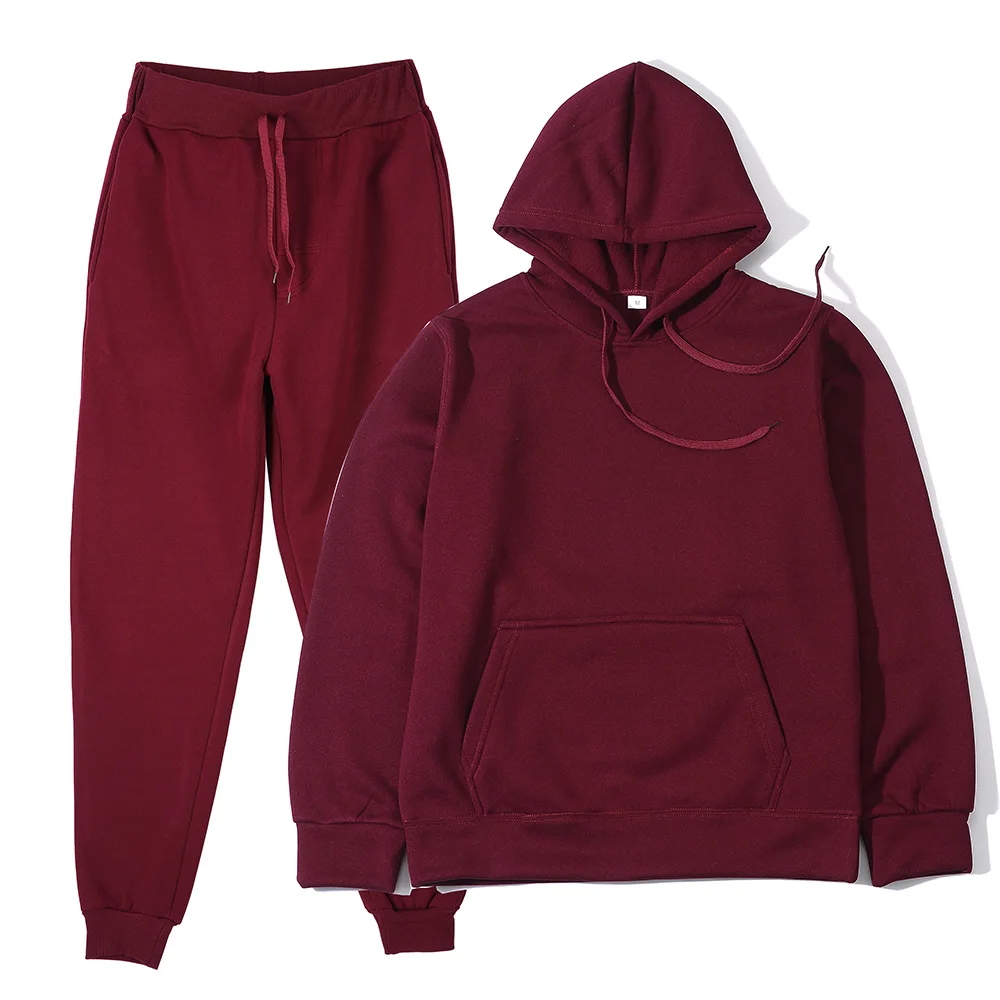Ensembles de survêtements de sport pour hommes, ensembles deux pièces mode pour femmes (hoodies + pantalons), sweats à capuche et pantalons de jogging décontractés, vêtements pour hommes