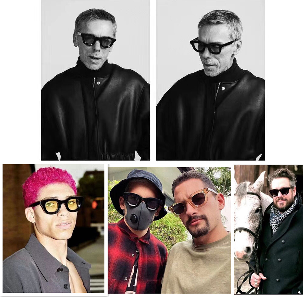 Lunettes de soleil polarisées rectangulaires pour hommes, nuances rétro Punk, Anti-éblouissement, UV400, marque de styliste, tendance, nouvelle collection 2025