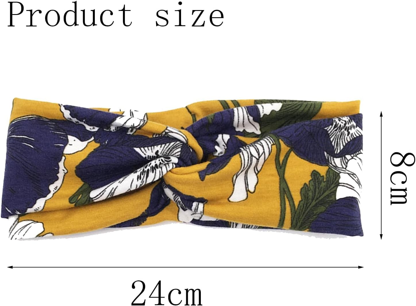4 pièces Boho bandeaux pour femmes élastique doux bandeau Turban coton bandeaux pour femmes et filles tous les jours Yoga Sport Fitness