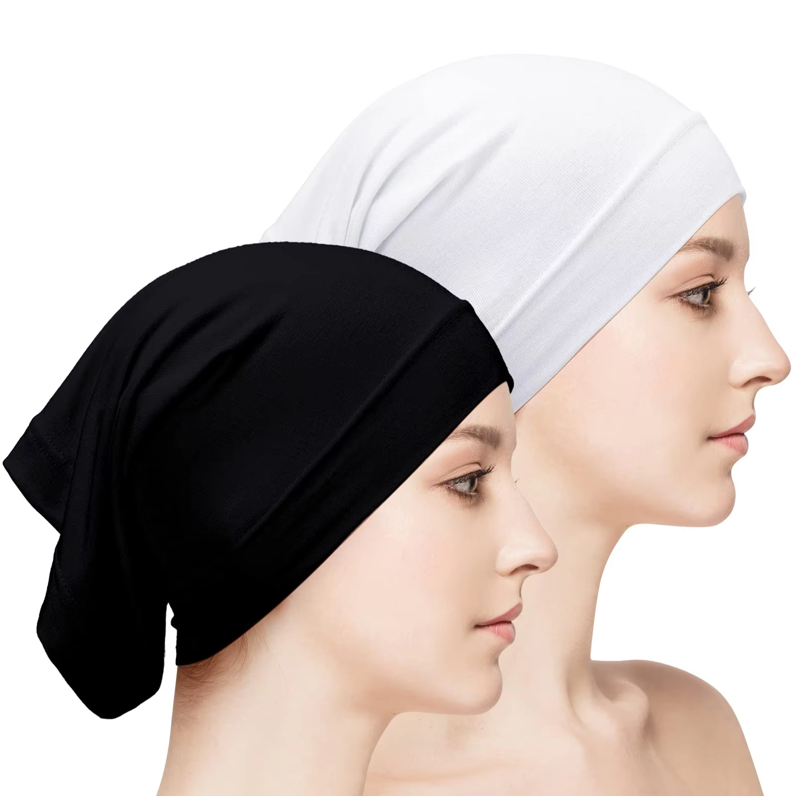 Sous-écharpe musulmane Turban Hijab Ninja chapeau intérieur femmes casquette de chimio couverture de perte de cheveux Bonnet instantané Femme Musulman bandeau