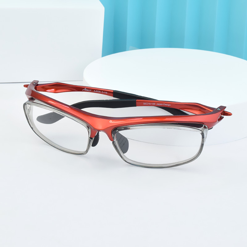 Mode sport lunettes cadre hommes TR90 cyclisme lunettes femme lunettes myopie optique Prescription coupe-vent rétro spectacle