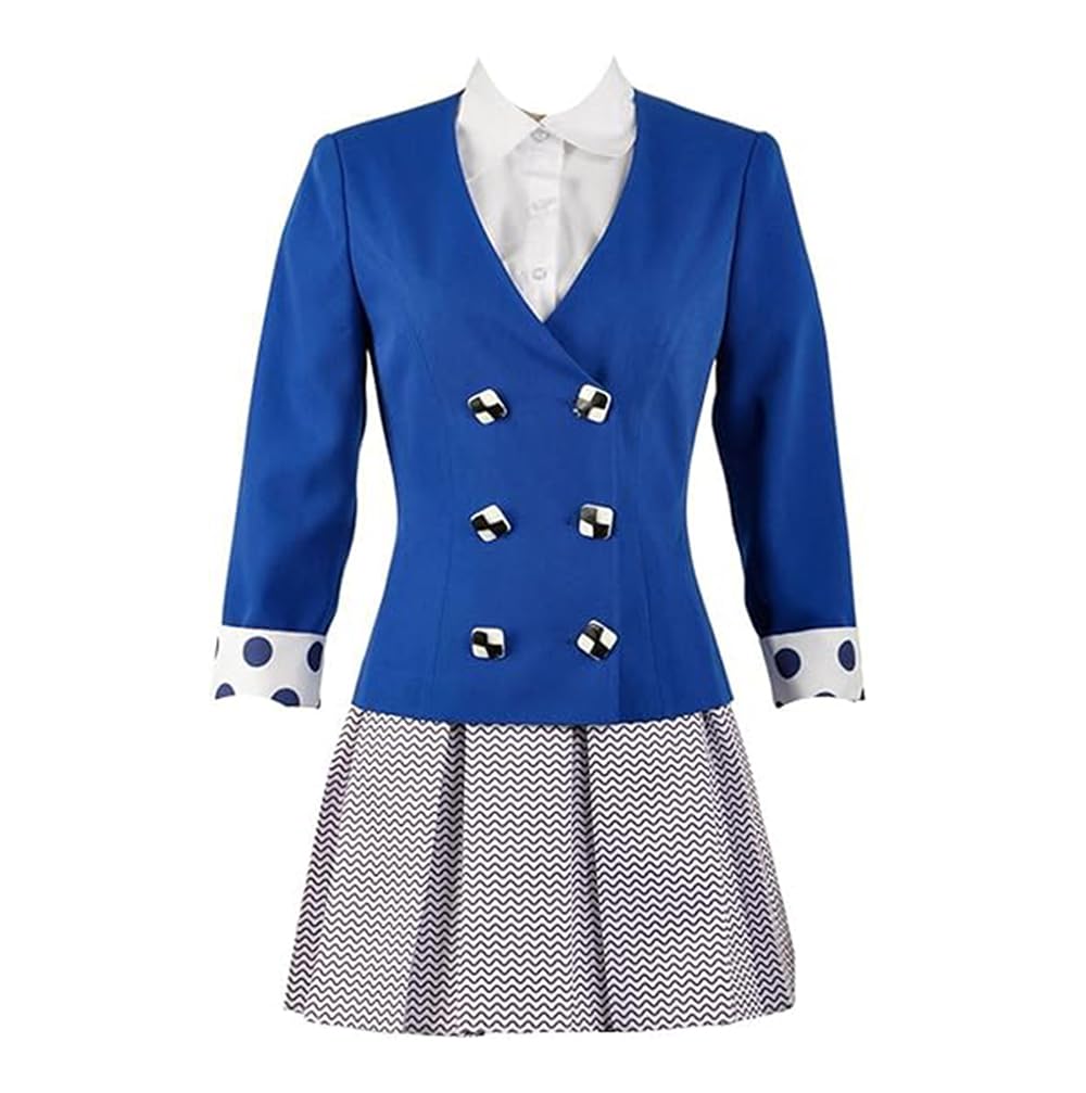 Costume de Cosplay pour femmes, The Musical Rock Musical Veronica Sawyer, robe bleue pour fête d'halloween