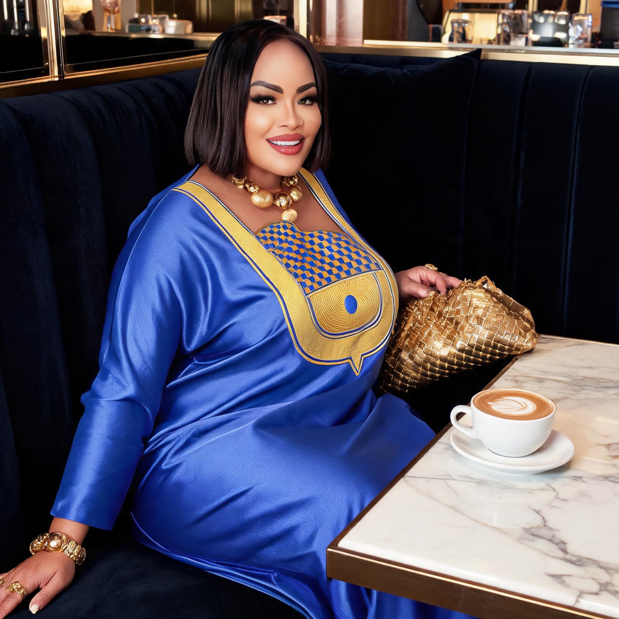 Robes africaines pour femmes grande taille, robe longue avec écharpe, design brodé Bazin Riche