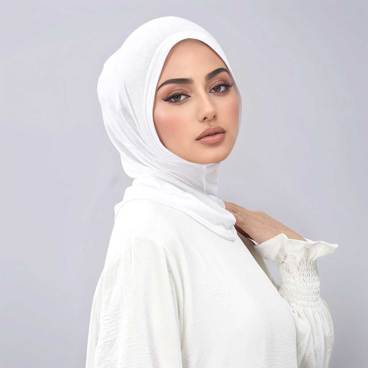 Nouveau Ramadan femmes musulmanes Turban instantané chapeau solide casquette intérieure Hijab sous-capuchon extensible Bonnet léger doux sous-écharpe Bandana