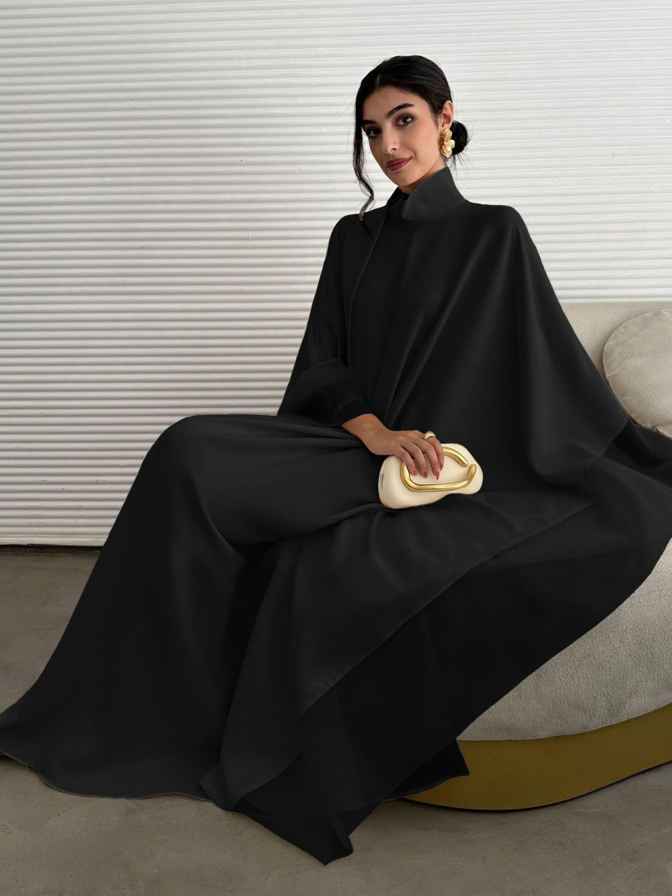 Abaya élégante pour femmes du Moyen-Orient, robe de soirée ample à manches longues, kaftans, jilbabs, vêtements traditionnels islamiques