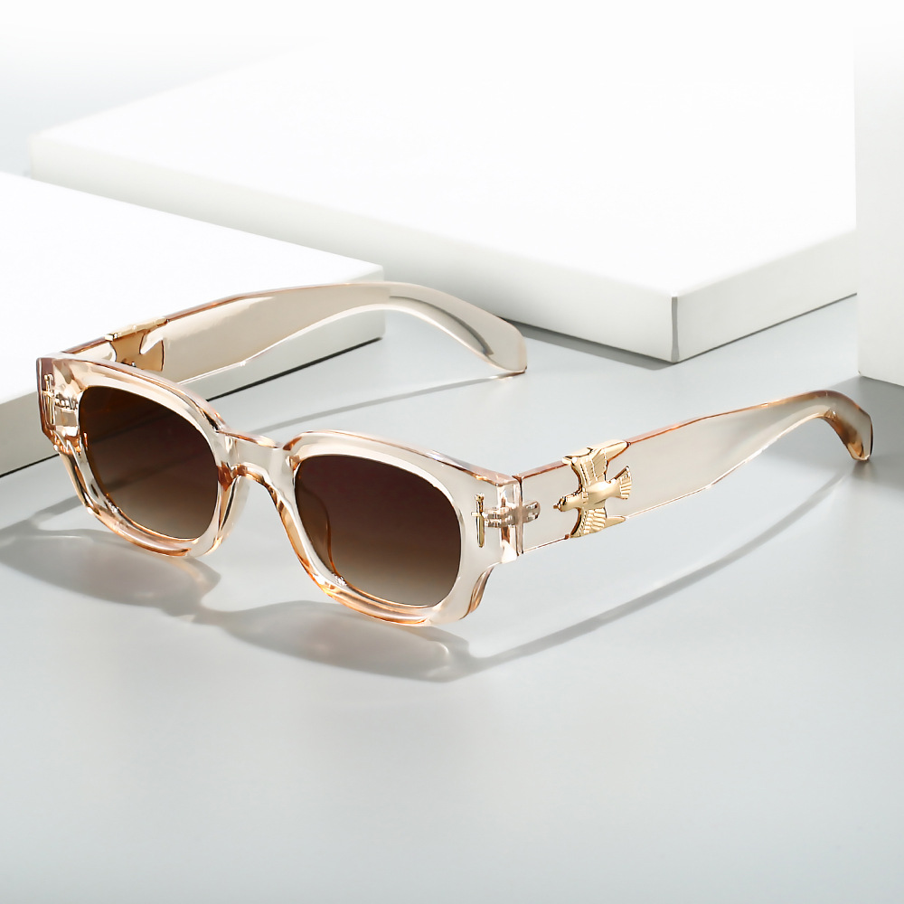 Lunettes de soleil de luxe 2024 pour femmes et hommes, Glamour Eagle, lunettes de soleil tendance unisexes, lunettes de créateur élégantes, protection UV400